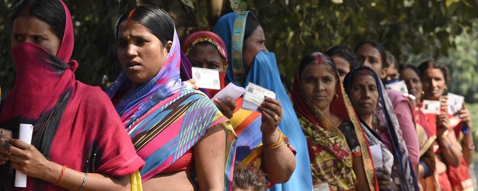 Inde: les premières élections régionales depuis le début de la crise sanitaire prennent place dans le Bihar [APPhoto/Keystone - Aftab Alam Siddiqui]