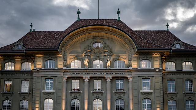 Le siège de la Banque nationale suisse (BNS) sur la place Fédérale à Berne. [AFP - Fabrice Coffrini]