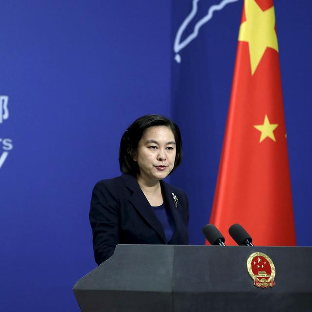 La porte-parole du ministère chinois des Affaires étrangères Hua Chunying. [Reuters - Jason Lee]