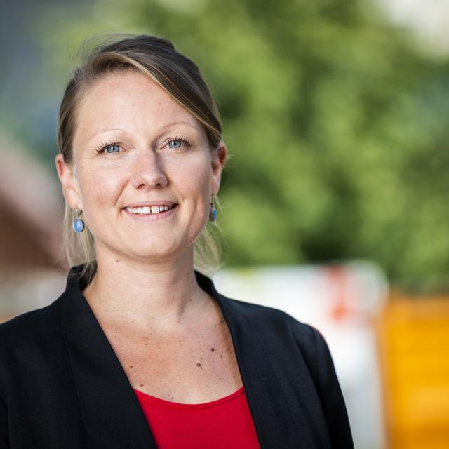 Emilie Moeschler est la troisième candidate du PS à la Municipalité de Lausanne, aux côtés des sortants Florence Germond et Grégoire Junod. [KEYSTONE - Jean-Christophe Bott]