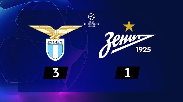 4e journée, Lazio - Zenit St-Pét. (3-1)