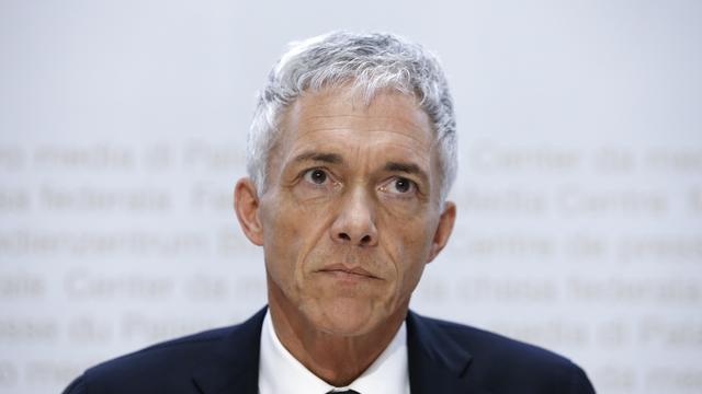 Le procureur général de la Confédération Michael Lauber a annoncé son retrait. [Keystone - Peter Klaunzer]