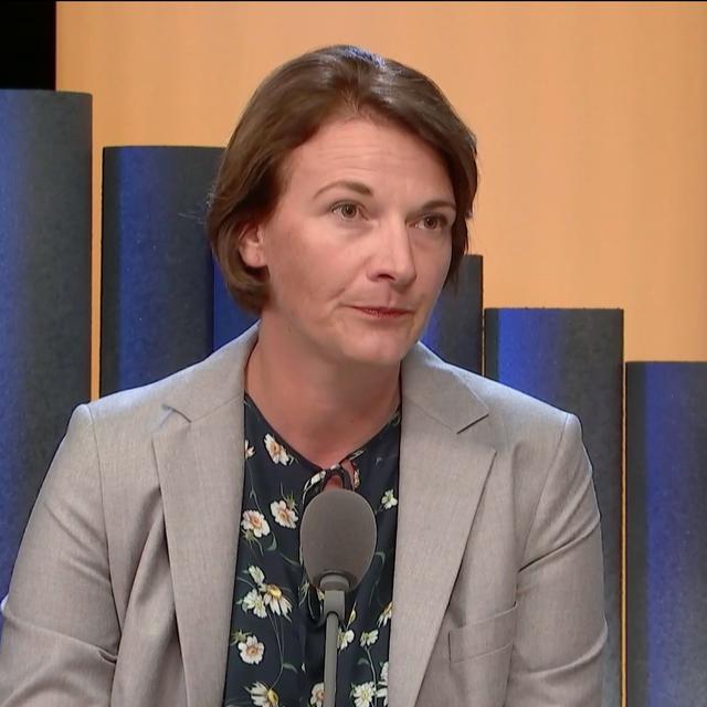 Christine Gabella, déléguée de la direction générale de Tamedia Suisse Romande. [RTS]