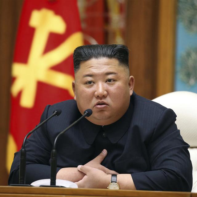 Le leader nord-coréen Kim Jong Un. [Keystone - Korean Central News Agency]