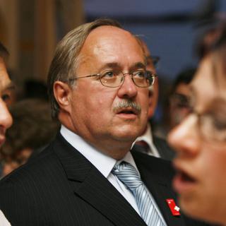 Samuel Schmidt, conseiller fédéral UDC de 2001 à 2008. [Keystone - Steffen Schmidt]