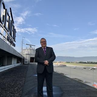 André Schneider, directeur de Genève Aéroport.
Yves-Alain Cornu
RTS [Yves-Alain Cornu]