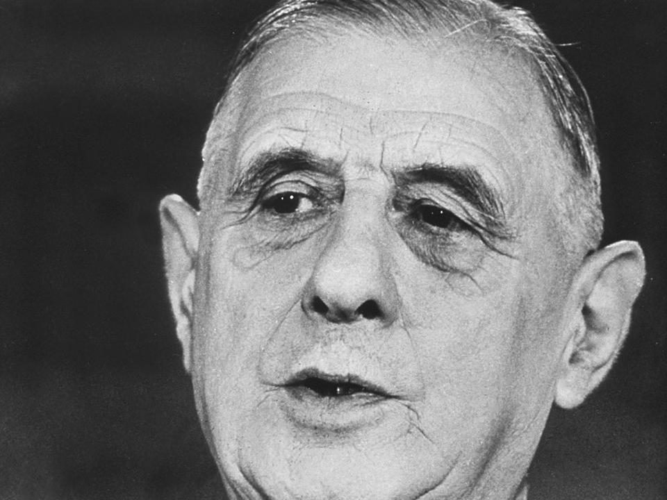 Le général Charles de Gaulle.