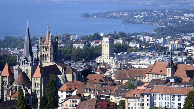 Vue sur Lausanne. [Keystone - Laurent Gilliéron]