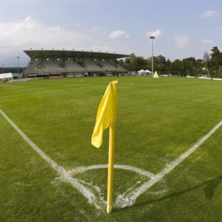 Les terrains de Promotion League, dont celui de Stade Nyonnais, resteront déserts au minimum jusqu'à la fin de l'année 2020. [Salvatore Di Nolfi]