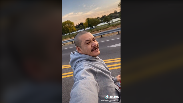 Nathan Apodaca, alias @420doggface208 sur TikTok, publie régulièrement des contenus légers sur le réseau social.