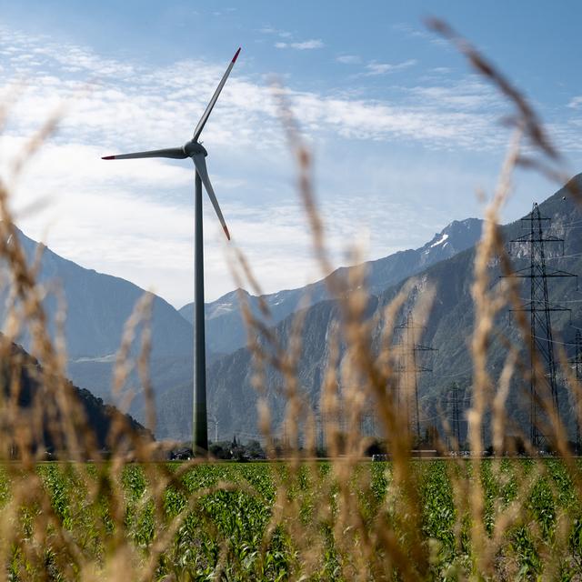 Trois quarts de l'électricité consommée en 2018 provenaient des énergies renouvelables. [Keystone - Laurent Darbellay]