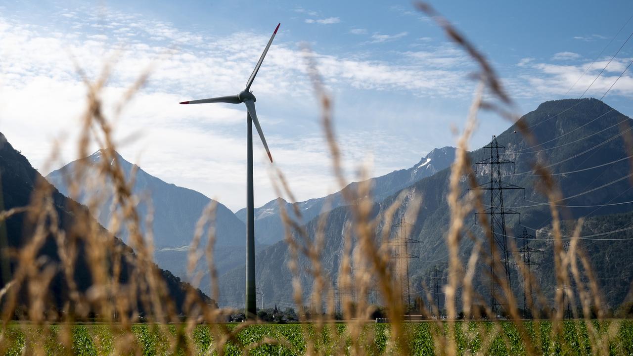 Trois quarts de l'électricité consommée en 2018 provenaient des énergies renouvelables. [Keystone - Laurent Darbellay]