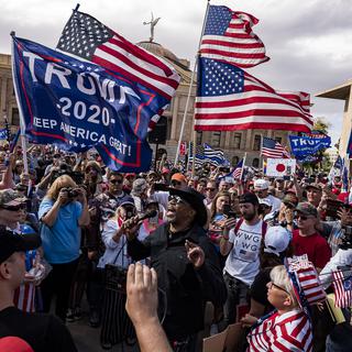 Des supporters de Donald Trump. [AFP - Olivier Touron]