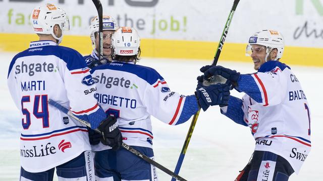 L'attaquant zurichois Sven Andrighetto a connu une soirée faste avec un match à quatre points. [Marcel Bieri]