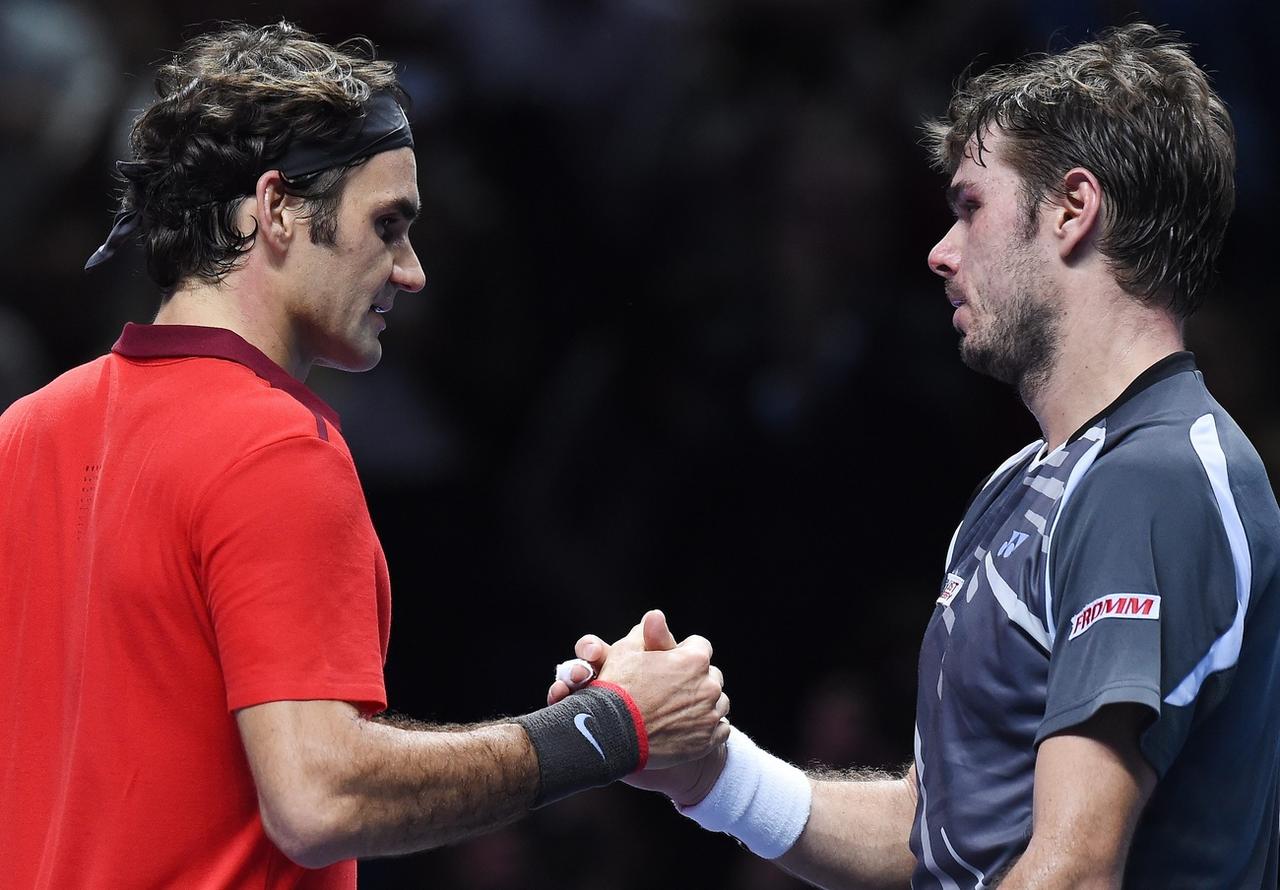 Londres, Masters 2014: Stan Wawrinka s'était incliné contre Roger Federer après avoir eu des balles de match. [AP - Andy Rain]