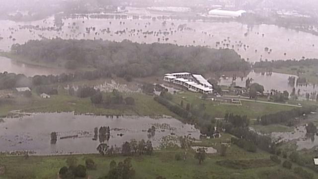 Des pluies record offrent une bouffée d'air à l'est australien. [Keystone/AP - Channel 7]