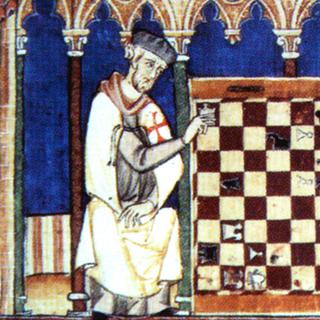 Templiers jouant aux échecs, Alphonse X (dit Alphonse le Sage), 1283