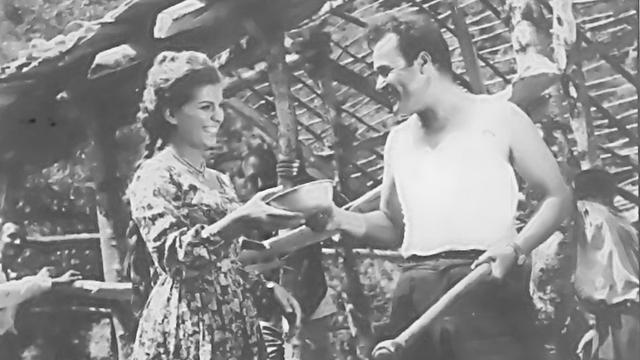 Mohammad Ali Ja'fari et Foruzan dans "Sahel-e Entezar", de Esmail Koushan (1963).