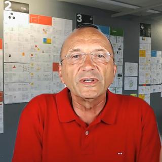 Yves Pigneur, professeur honoraire à HEC Lausanne et co-auteur du livre "Business Model Generation". [RTS]