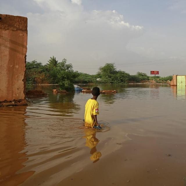Des inondations record ont fait près d'une centaine de morts au Soudan. [AFP - Ashraf Shazly]