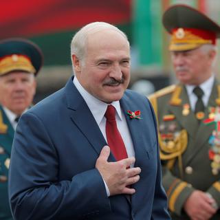 Le président biélorusse Alexandre Lukachenko, le 3 juillet 2020. [Reuters - Vasily Fedosenko]