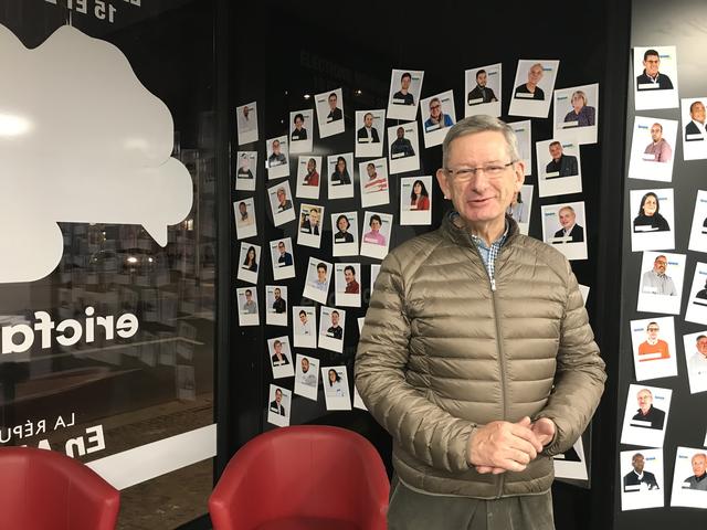 Eric Faidy, candidat de la République en marche pour la mairie de Clermont-Ferrand. [RTS - Alexandre Habay]