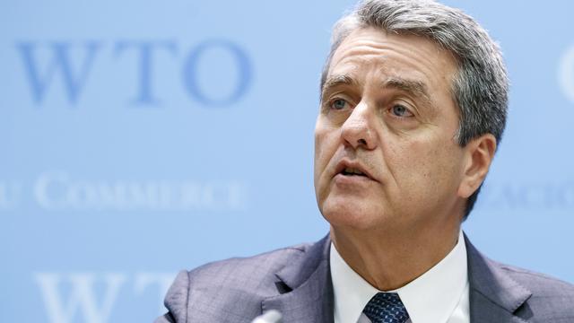 Le directeur de l'OMC, Roberto Azevedo, annonce son départ en pleine crise mondiale. [KEYSTONE - Salvatore Di Nolfi]