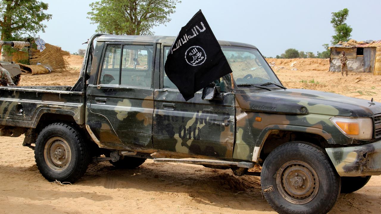 Un véhicule qui appartient au groupe Etat islamique en Afrique de l'Ouest (Iswap), photographié le 2 août 2019 à Baga. [afp - Audu Marte]