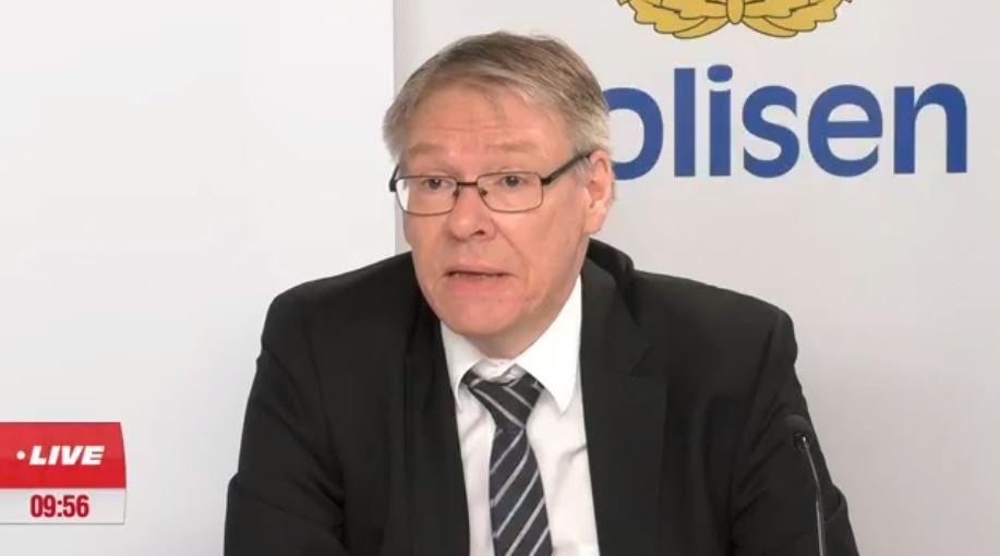 Le procureur Krister Petersson donne une conférence de presse au sujet de l'assassinat d'Olof Palme, le 10 juin 2020. [Capture d'écran - Conférence de presse parquet suédois]