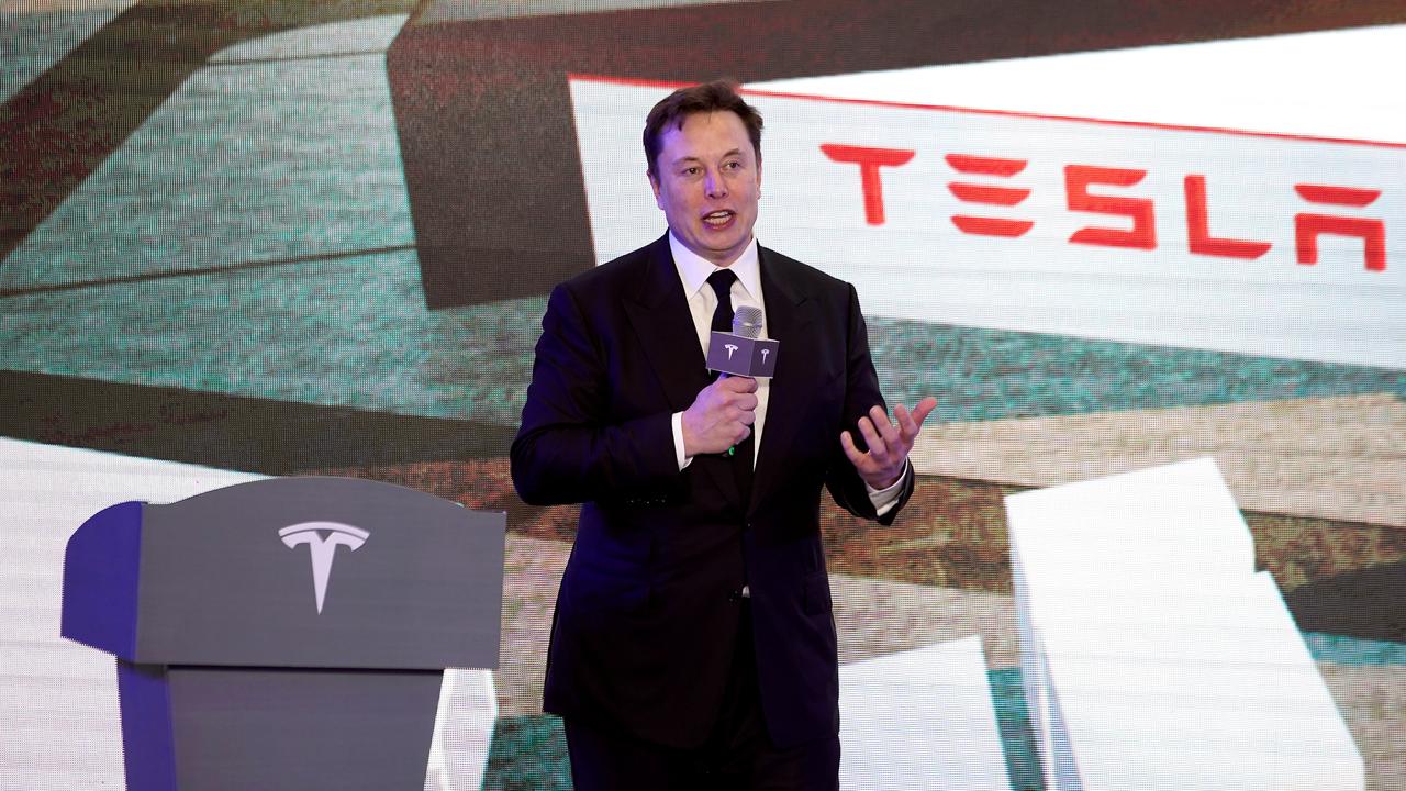 Elon Musk, le patron de Tesla, lors d'une conférence à Shanghaï le 7 janvier 2020. [Reuters - Aly Song]