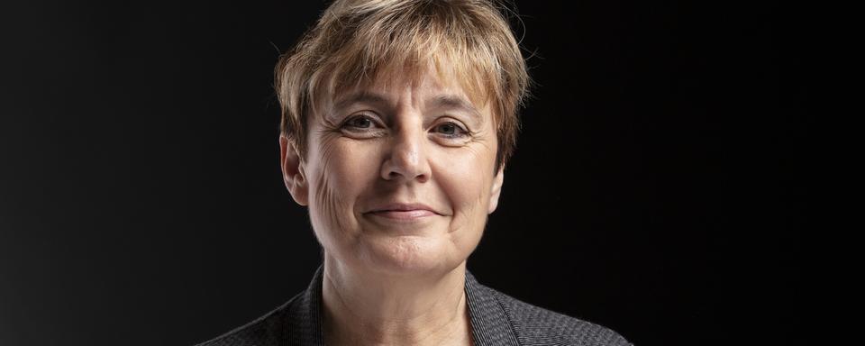 La conseillère nationale Brigitte Crottaz (PS/VD). [Keystone - Gaetan Bally]