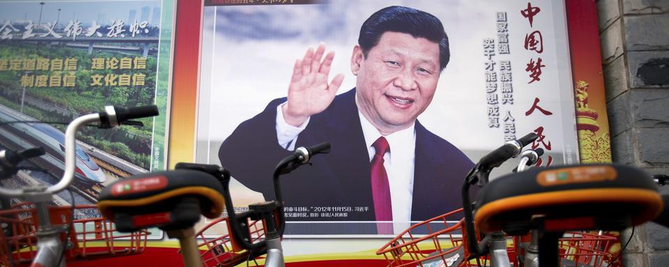 Le président chinois Xi Jinping. [AFP - Marc Schiefelbein]