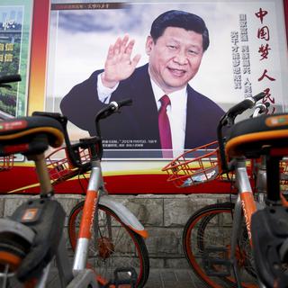 Le président chinois Xi Jinping. [AFP - Marc Schiefelbein]