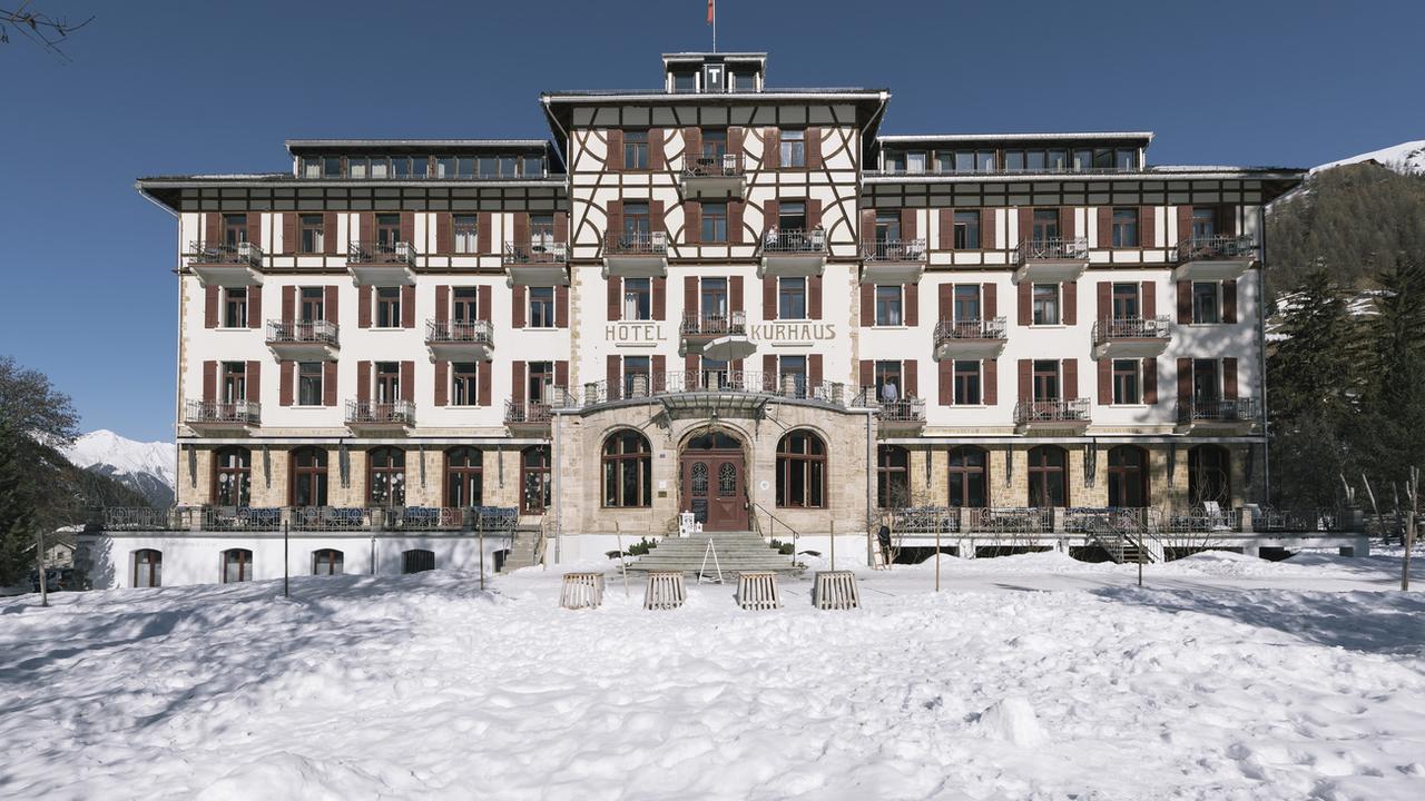 Hôtel Kurhaus à Bergün, dans les Grisons [KEYSTONE - Chriistian Beutler]
