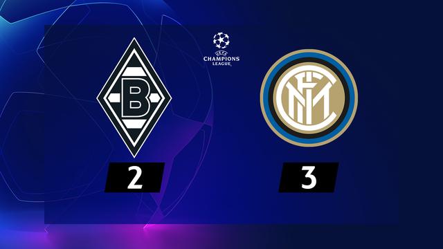 5e journée, Mönchengladbach - Inter (2-3)