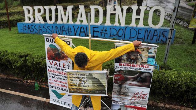 La catastrophe du barrage minier de Brumadinho toujours impunie, un an après. [EPA/Keystone - Antonio Lacerda]