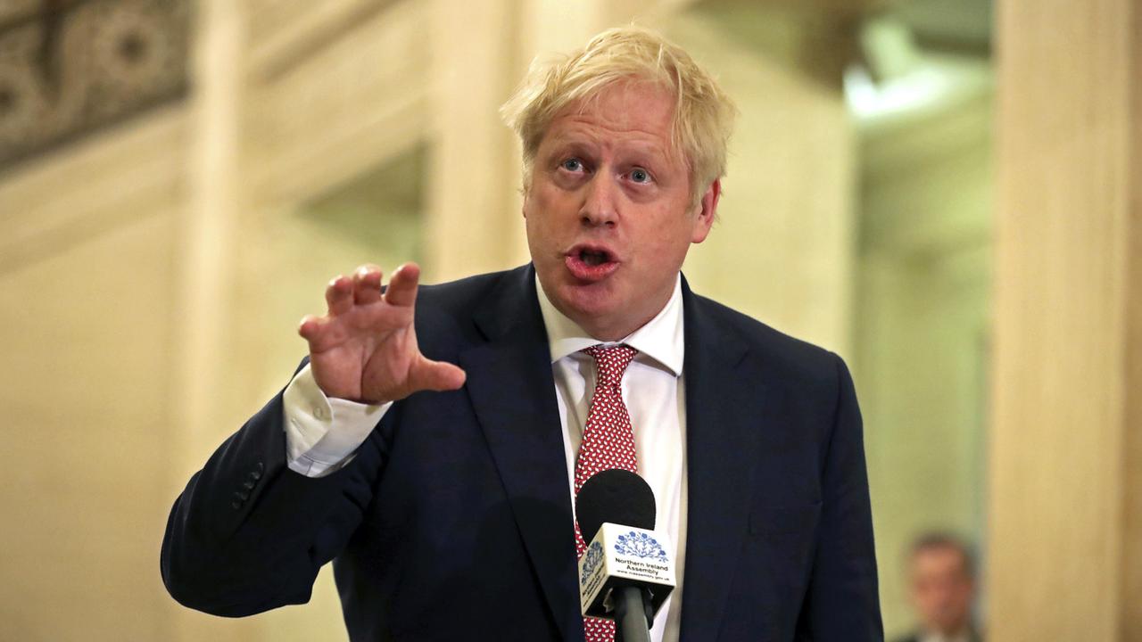 Le Premier ministre britannique Boris Johnson. [Keystone/PA via AP - Liam McBurney]