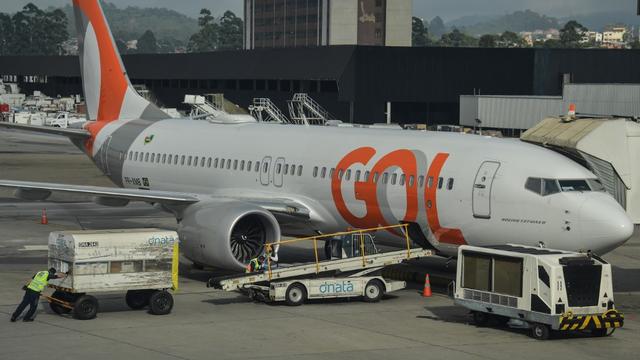 Le Boeing 737 MAX de la compagnie Gol. [AFP - Nelson Almeida]