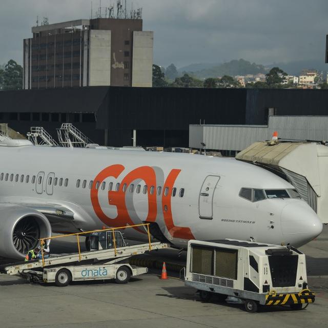 Le Boeing 737 MAX de la compagnie Gol. [AFP - Nelson Almeida]