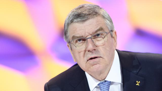 Thomas Bach, le grand patron du CIO, tient à ce que les JO puissent se dérouler normalement, cet été à Tokyo. [Keystone - Laurent Gilliéron]