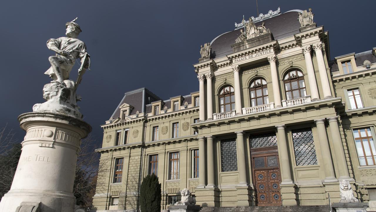 Le Palais de Justice de Montbenon à Lausanne. [Keystone - Laurent Gillieron]