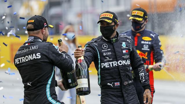 Les Mercedes ont signé un doublé grâce à Hamilton et Bottas. [Leonhard Foeger]