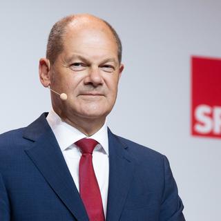 Olaf Scholz a été nommé candidat du SPD pour la chancellerie allemande. [EPA - HAYOUNG JEON]