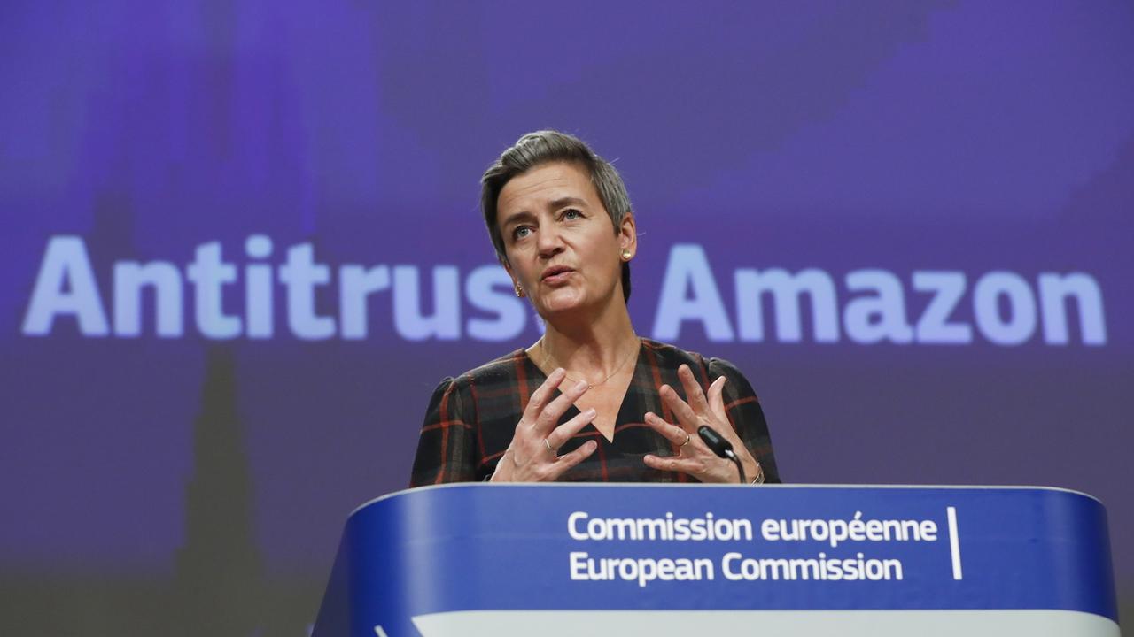 Bruxelles accuse Amazon d'avoir enfreint les règles de concurrence. [Keystone - Olivier Hoslet]