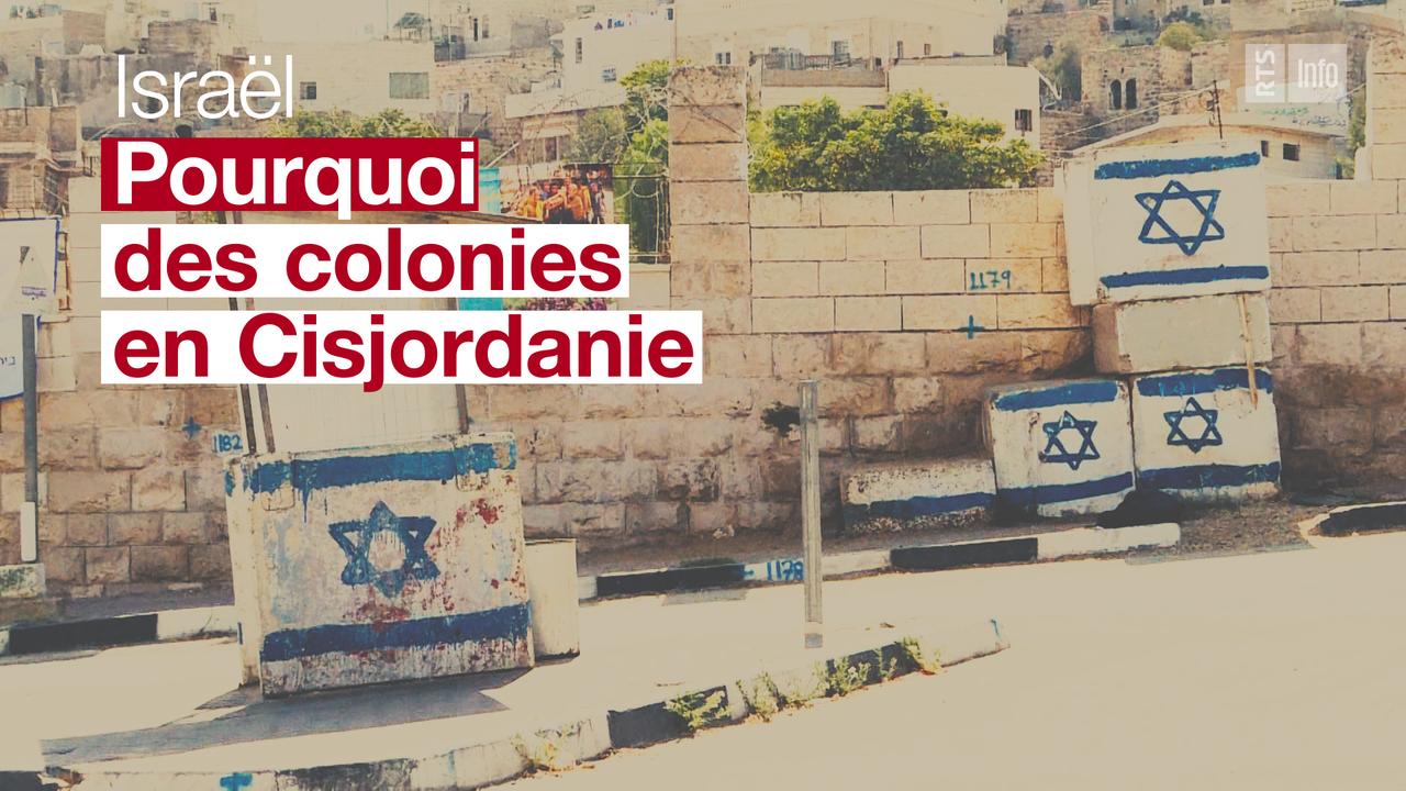 Quelque 450'000 personnes vivent aujourd'hui dans les colonies israéliennes en Cisjordanie. [RTS - DR]