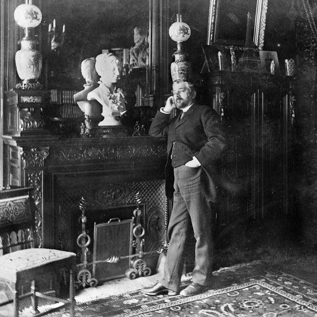 Gustave Eiffel (1832-1923) chez lui. [AFP - Jacques Boyer/Roger-Viollet]