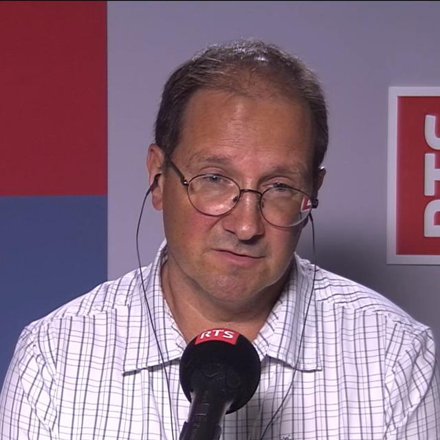 Emmanuel Reynard, professeur de géographie, directeur du Centre interdisciplinaire de recherche sur la montagne. [RTS]