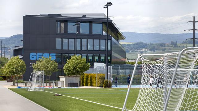 L'établissement provisoire d'Etoy prendra place dans les anciens locaux de l'école privée GEMS. [Keystone - Salvatore Di Nolfi]