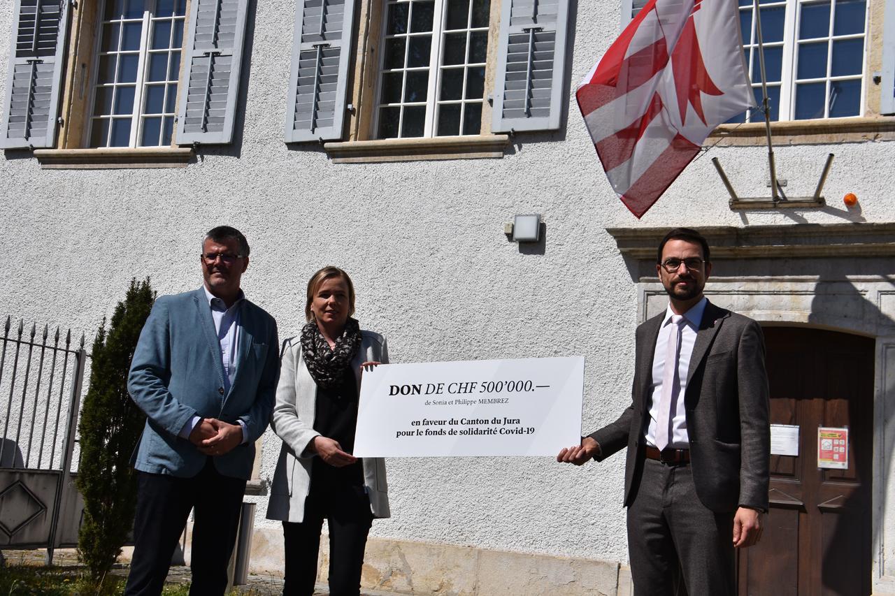 Un couple fait don d'un demi-million dans le Jura. [RTS - Gaël Klein]