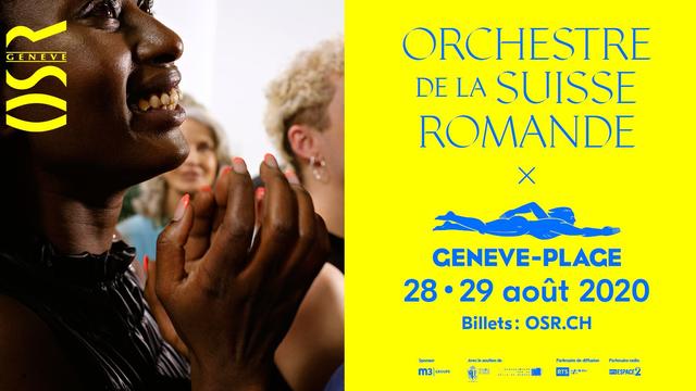 Visuel pour le festival de l'OSR à Genève-Plage. [OSR]